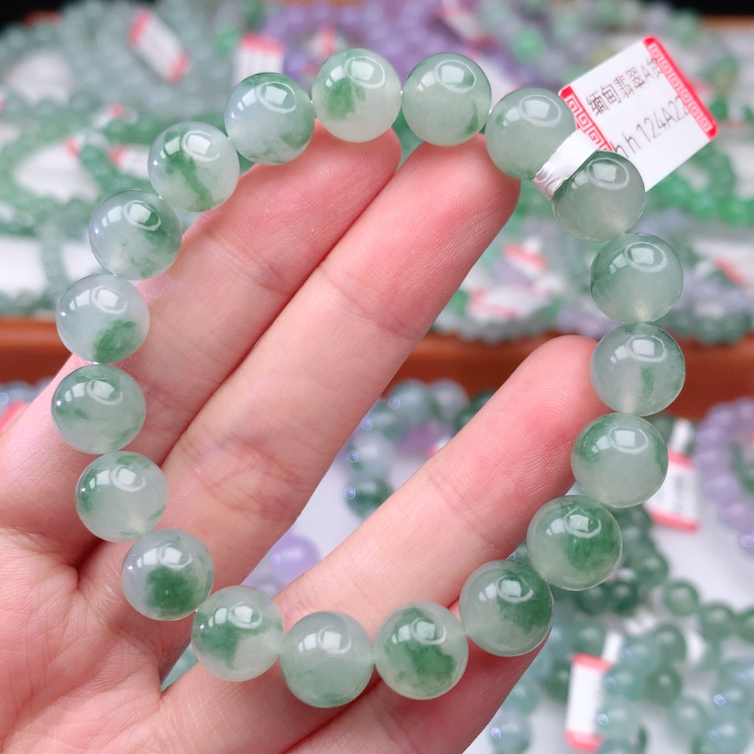 翡翠手链未镶嵌翡翠10mm