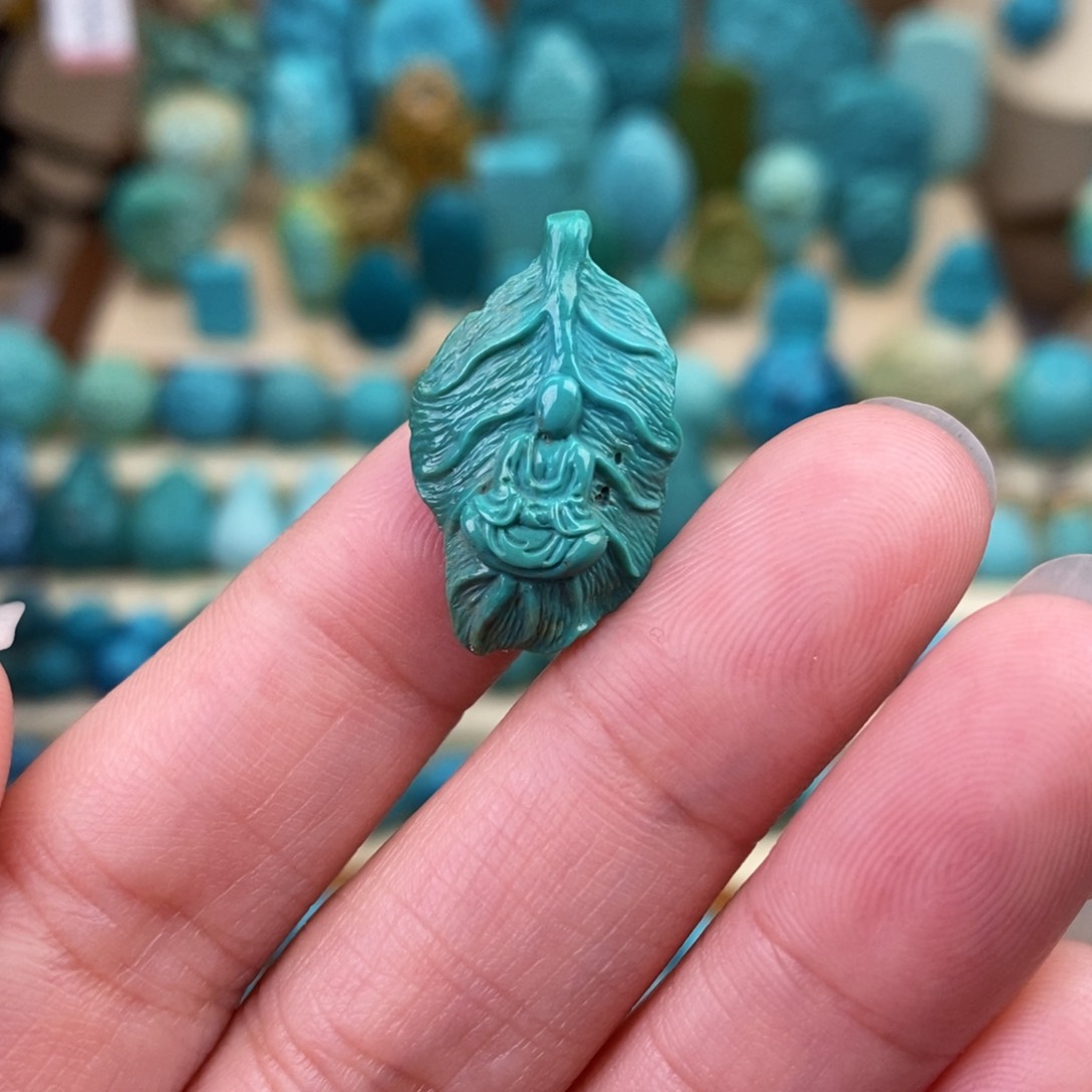 绿松石珠宝奇石未镶嵌