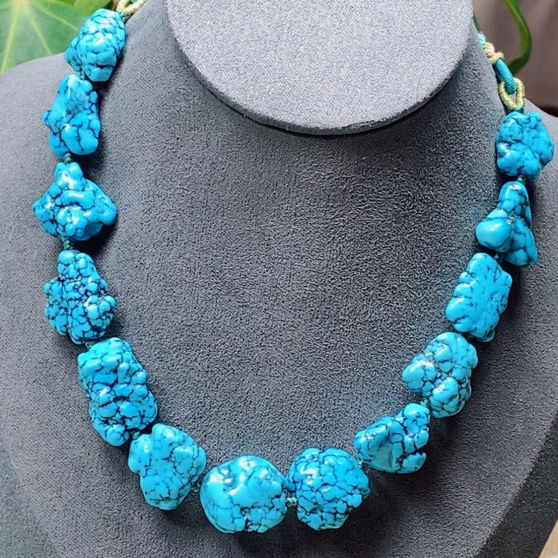 未镶嵌绿松石珠宝奇石