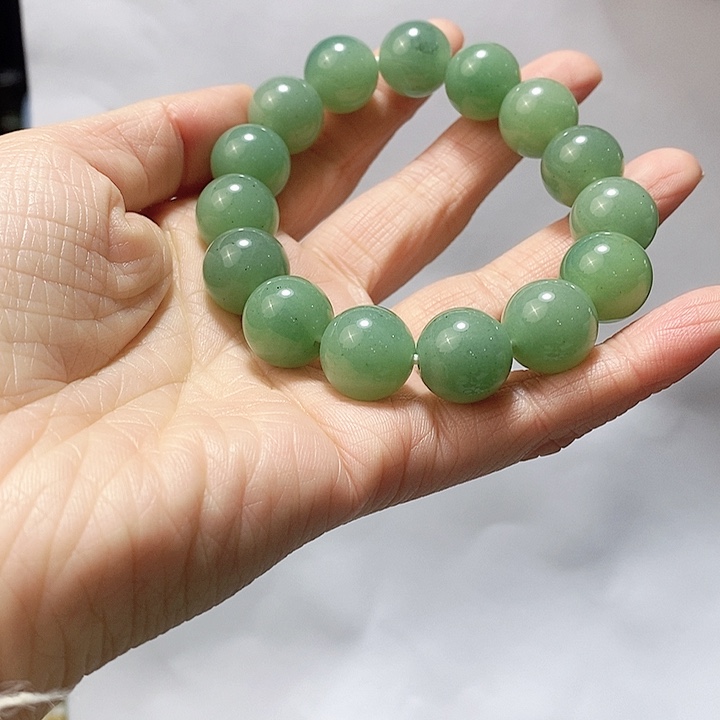 密玉（石英质玉）手链未镶嵌