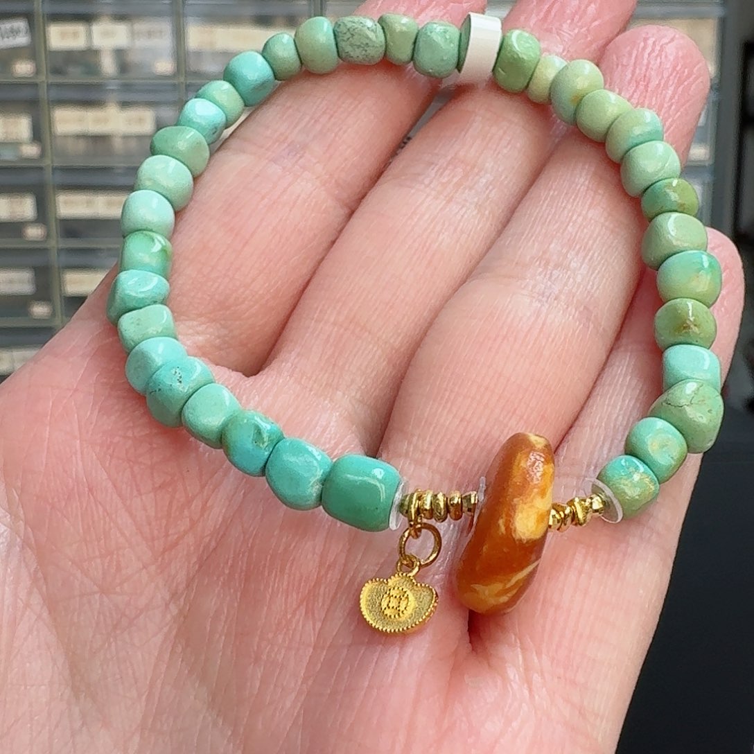 绿松石珠宝奇石未镶嵌