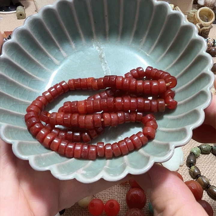 摆件辛*疾瓷器老物件摆件手工