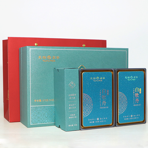 随享白牡丹掰块紧压茶盒装