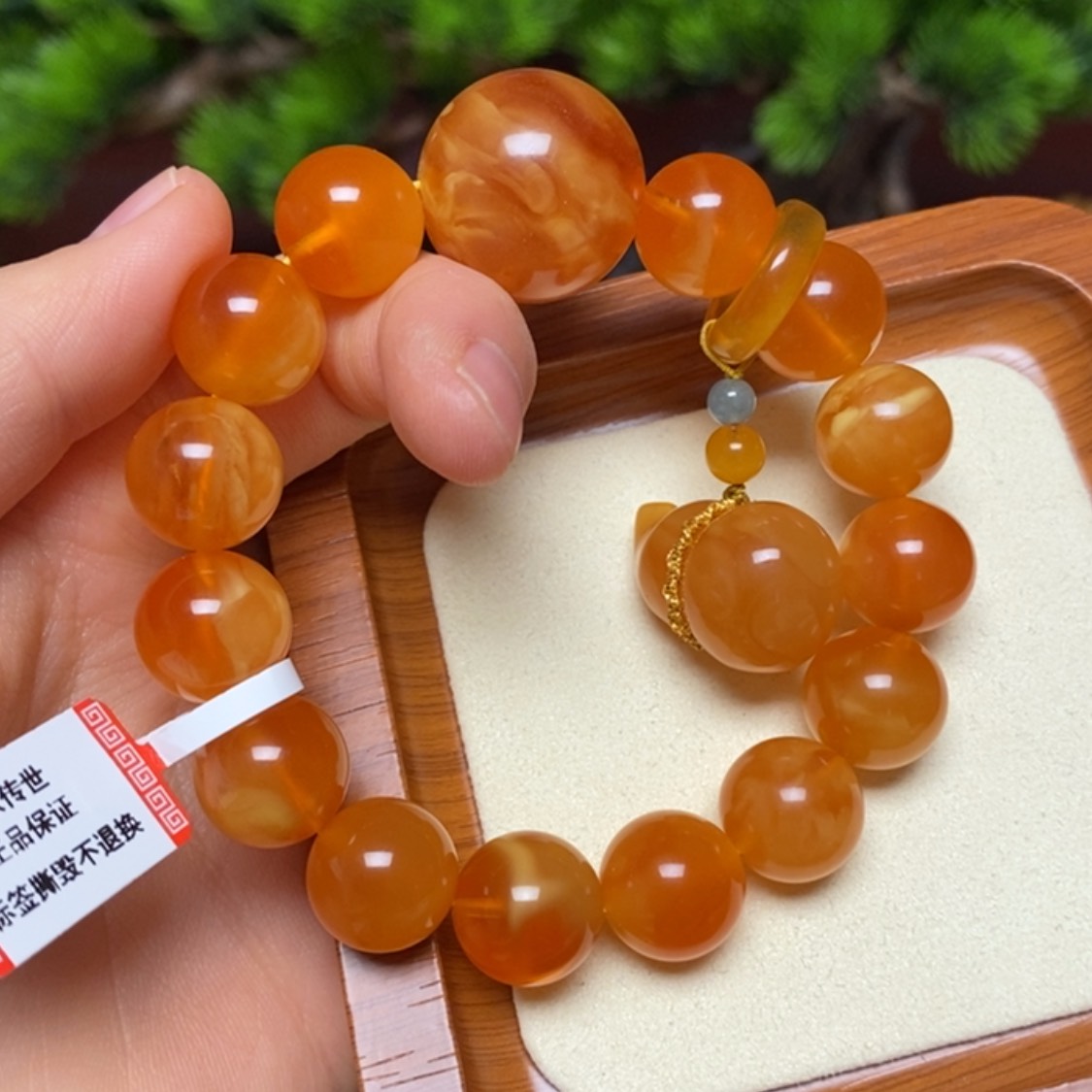 【闪购商品】未镶嵌蜜蜡手链手串