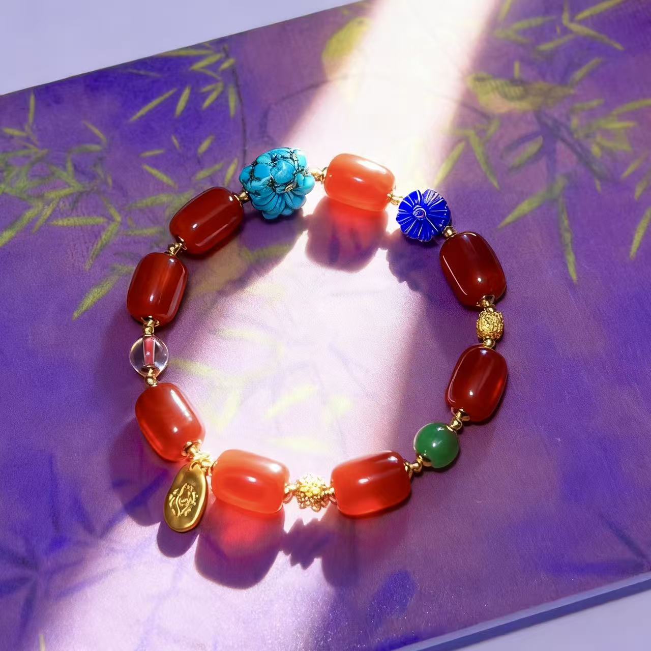 W153 南红手串 多样性发其一