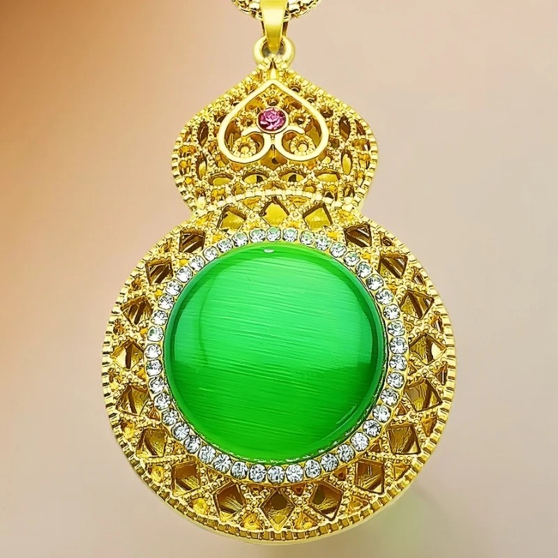 ｛小军高端甄选｝d023绿满葫芦吊坠