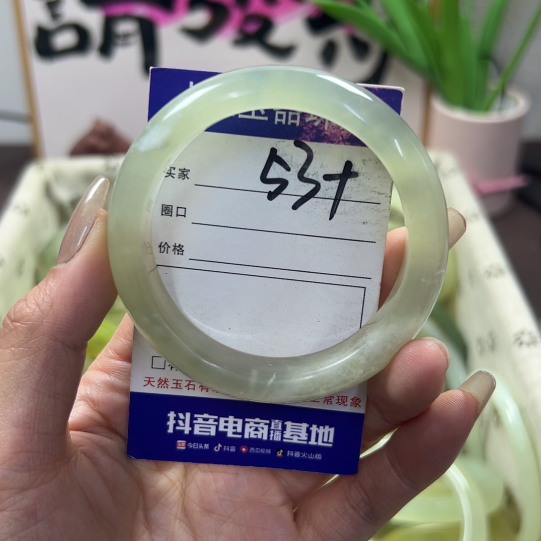 蛇纹石玉手镯未镶嵌423