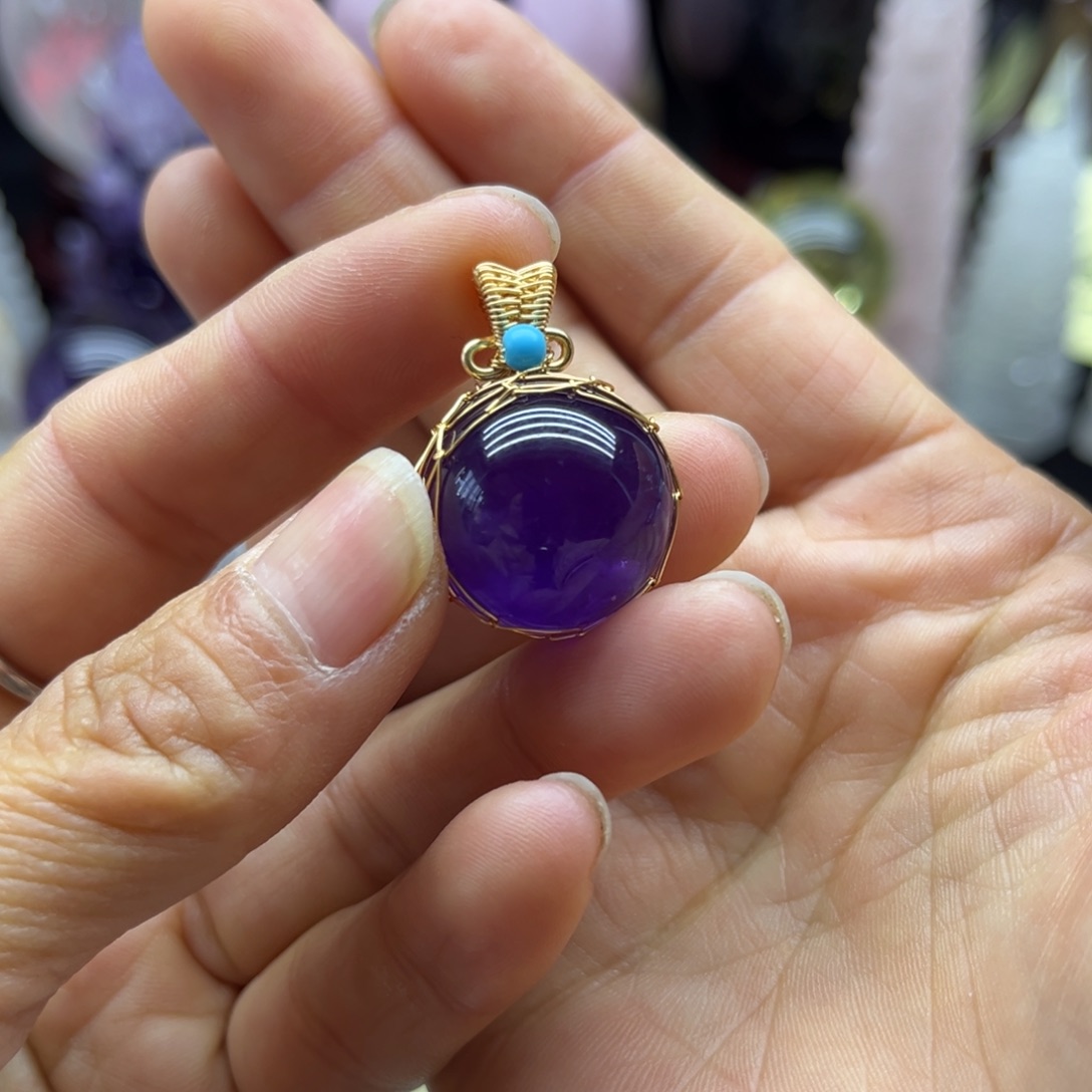 水晶摆件未镶嵌紫晶