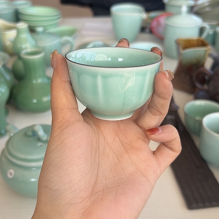 小米茶器龙泉青瓷