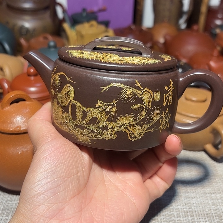 紫砂茶壶原矿宜兴紫砂