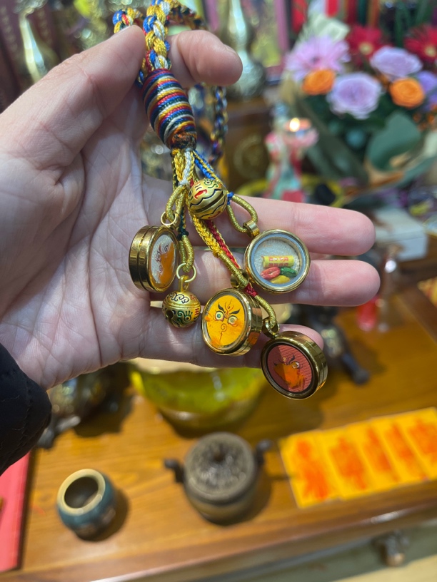 招米车挂包挂平安纳福