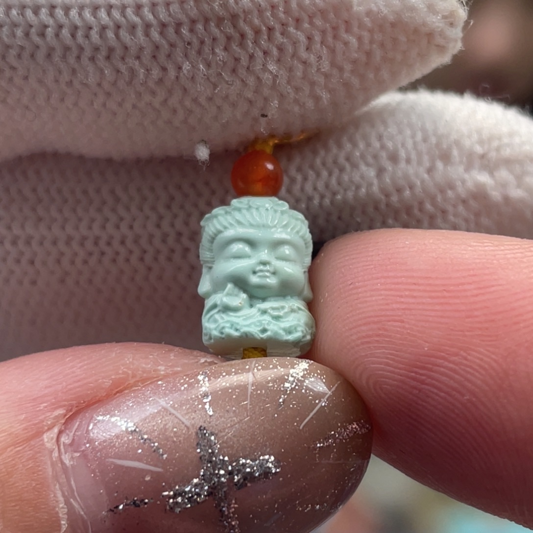 绿松石未镶嵌挂件