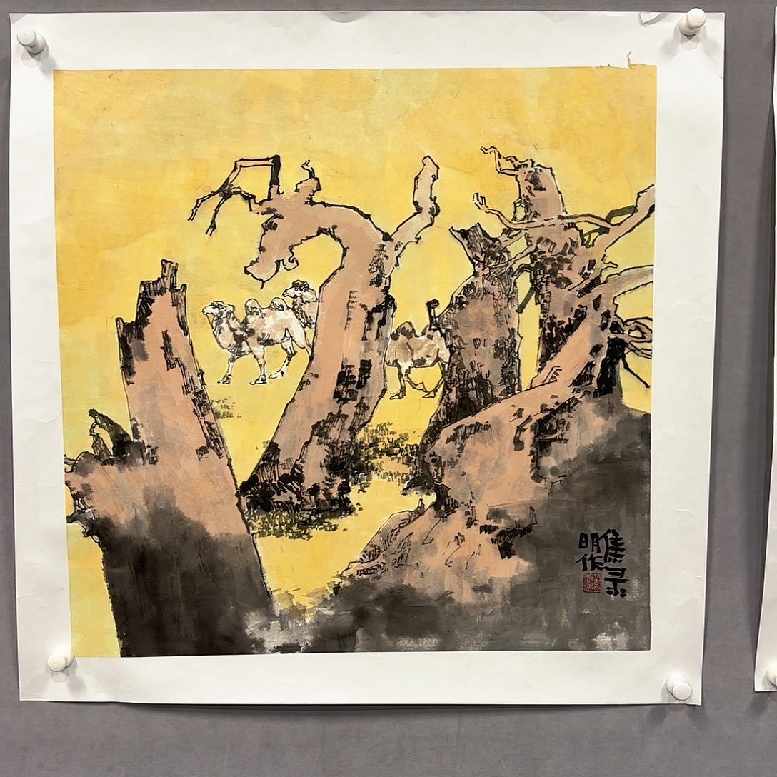 国画国画纯手绘作品请放心去藏