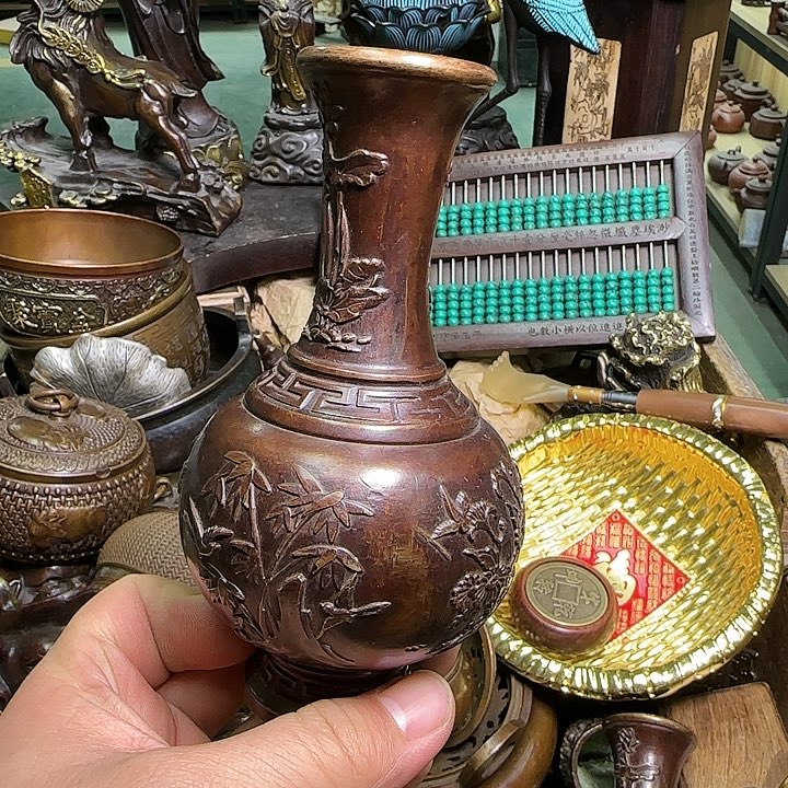 铜器办公室茶室摆件