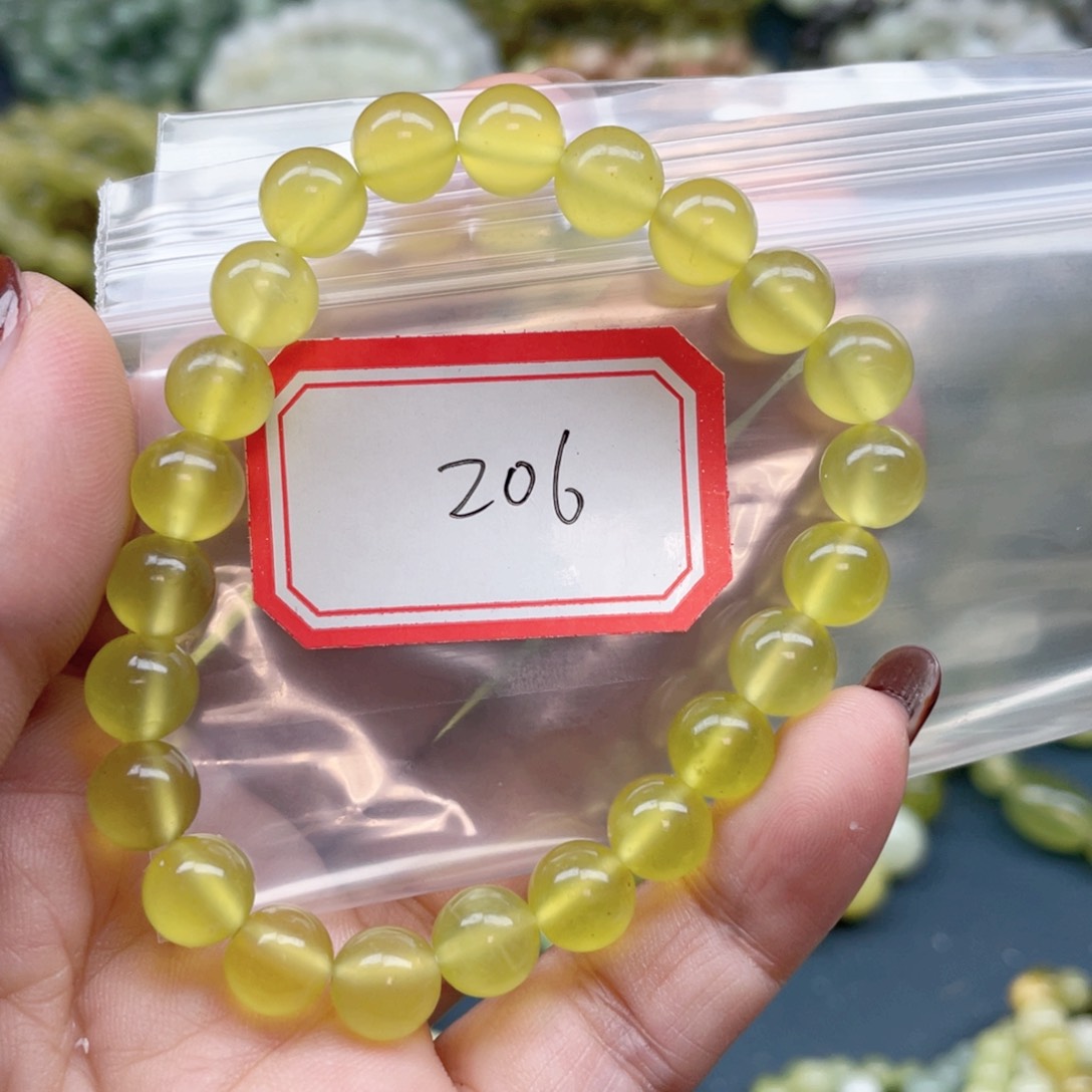 未镶嵌蛇纹石玉手串