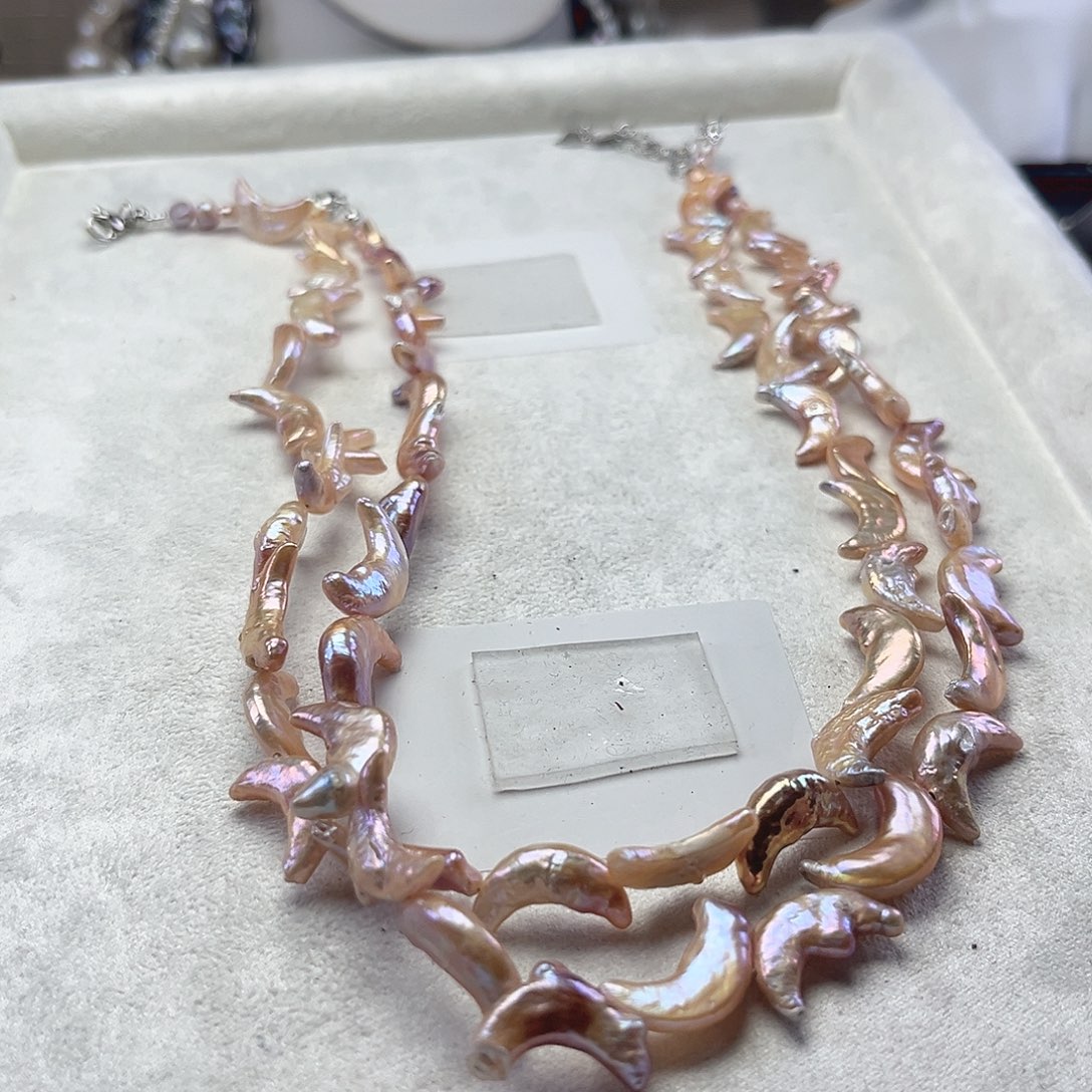 淡水珍珠项链未镶嵌【纯恬】多样性发货发一