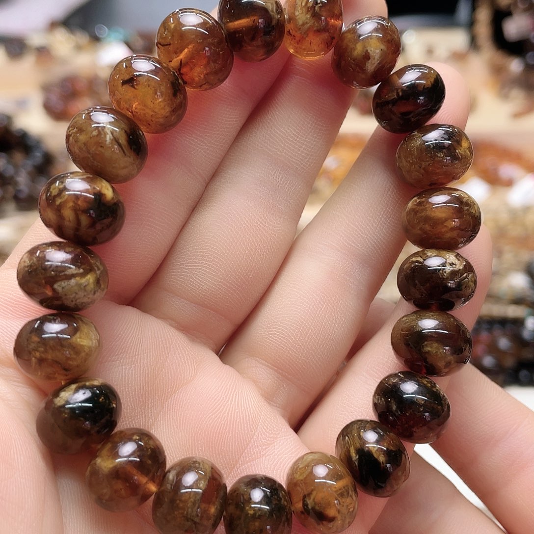 琥珀裸石未镶嵌十二10650