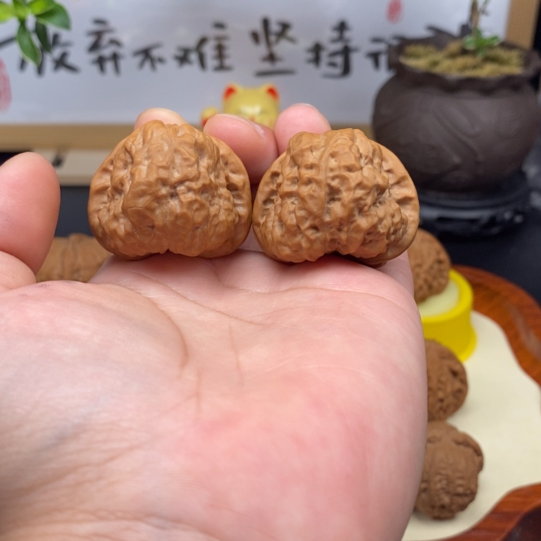 文玩核桃把件微修蛤蟆头37