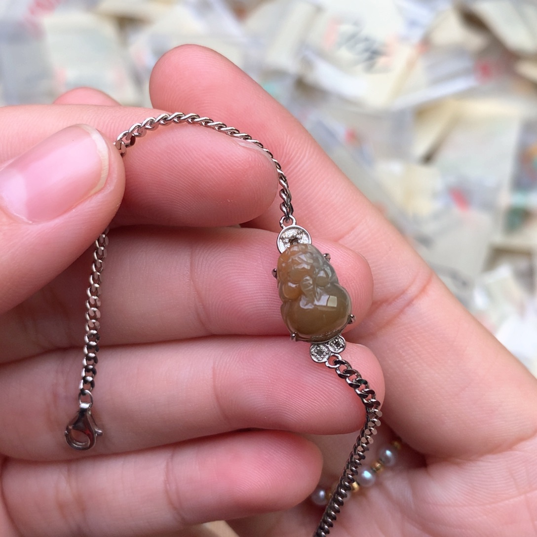 【闪购商品】银S925镶嵌挂件翡翠?****?一