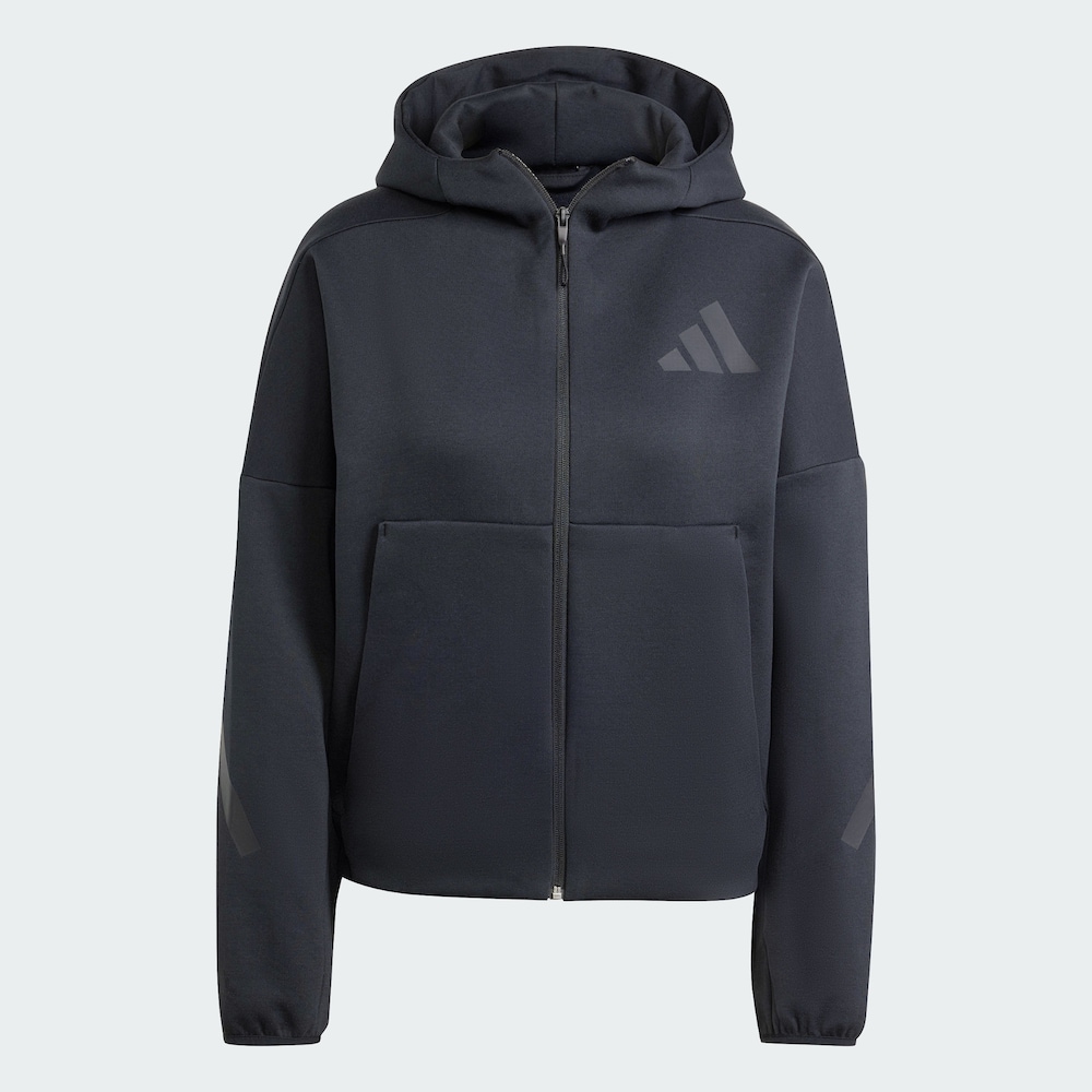 【玖伍AD】ADIDASZNEZIPHOODIE黑标制服亲肤柔软连帽夹克外套JE7848