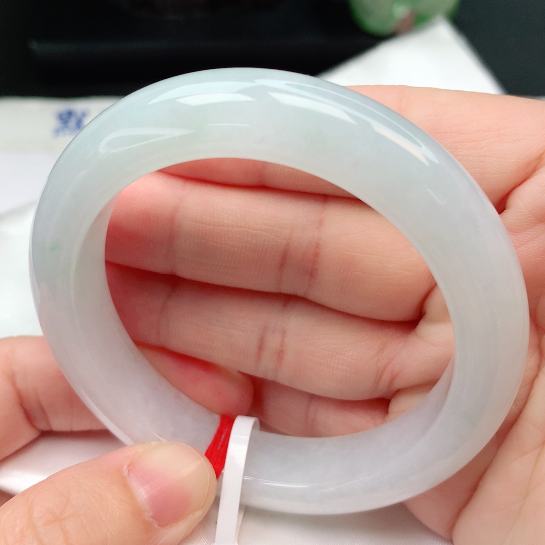 未镶嵌手镯翡翠53-55圈