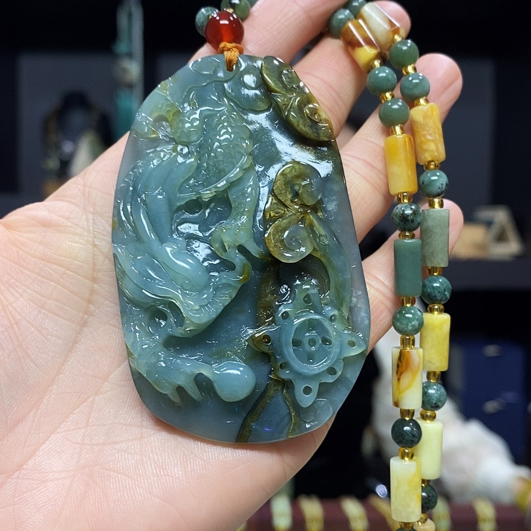 岫玉挂件吊坠未镶嵌