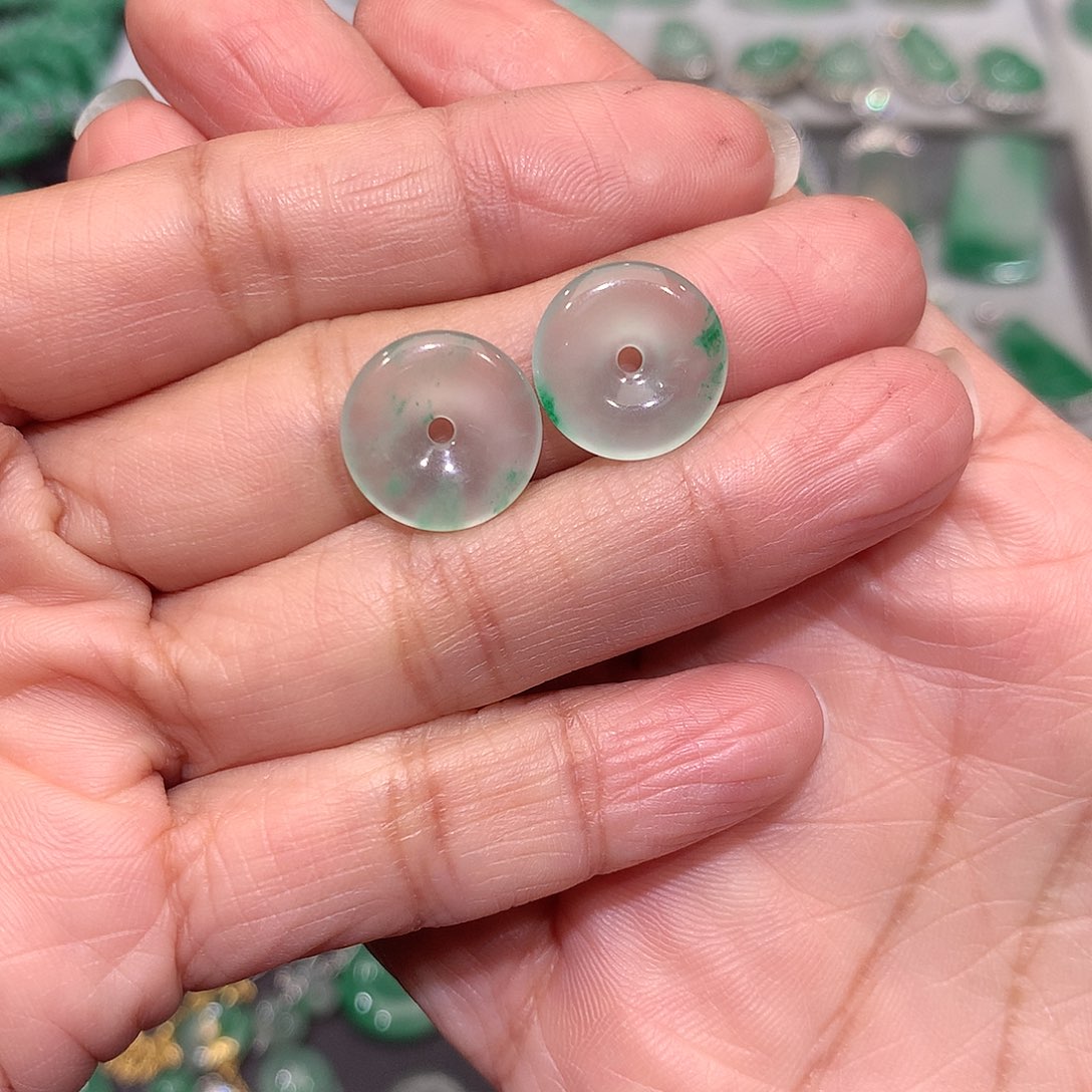 颈饰未镶嵌石英质玉（非洲翠）欣***8