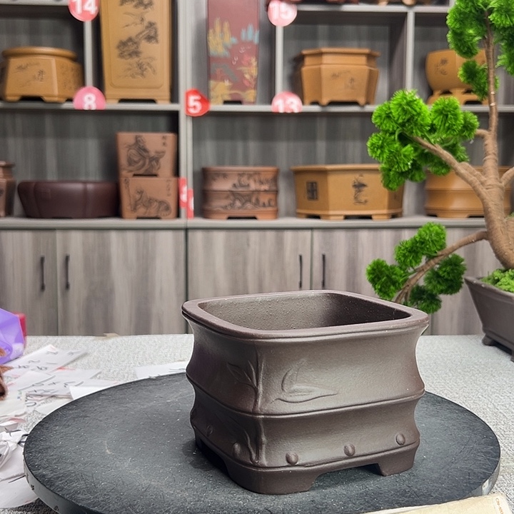 琉***璃花盆紫砂紫砂第一