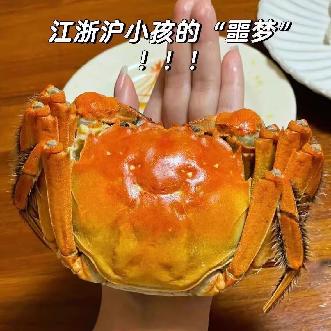 【活蟹】洪泽湖大闸蟹母3.8-3.5两*8只 冷链直达鲜活到家