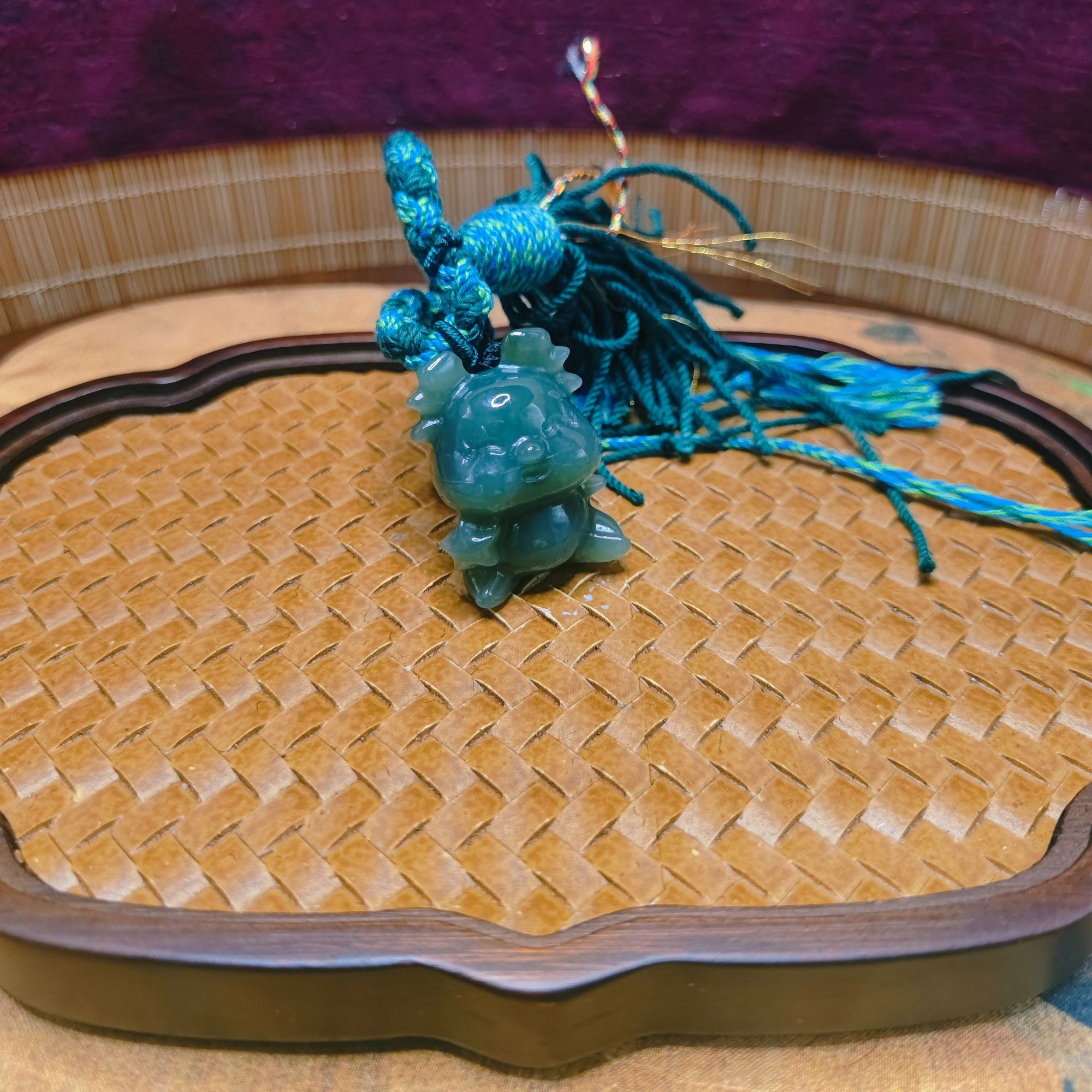 U和田玉卡通手把1413