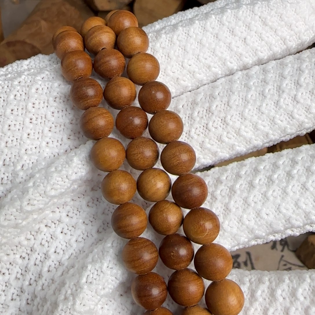 檀香木手串/手链08多圈四剖料