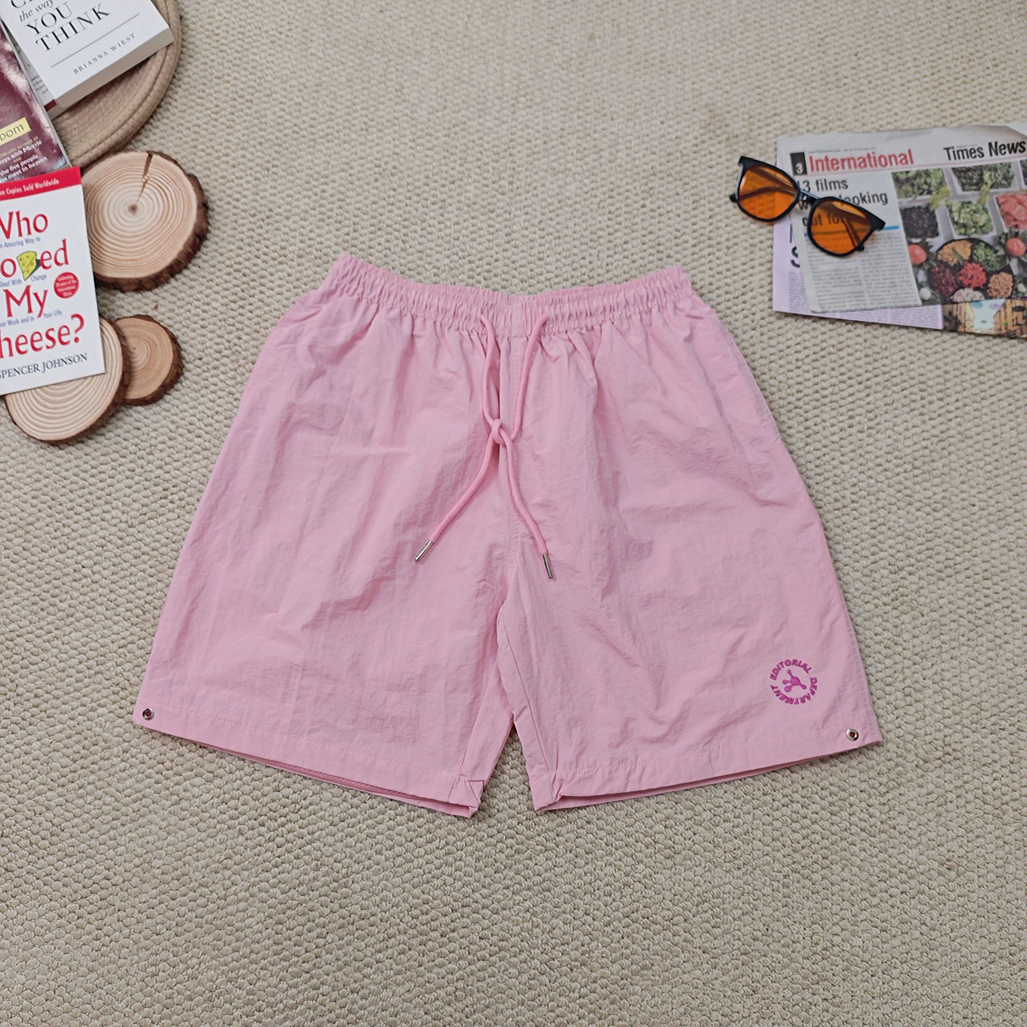 2025夏季新款时尚潮流速干纯色短裤2842