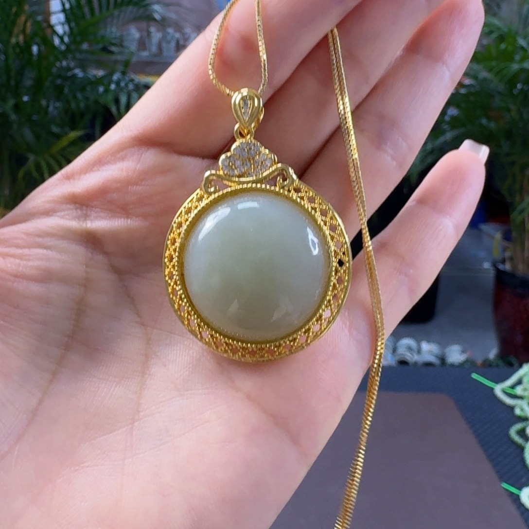 和田玉合金颈饰精品