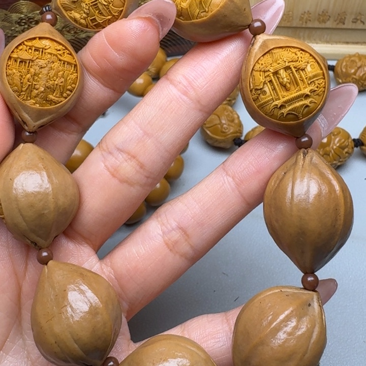 橄榄核手串/手链园林