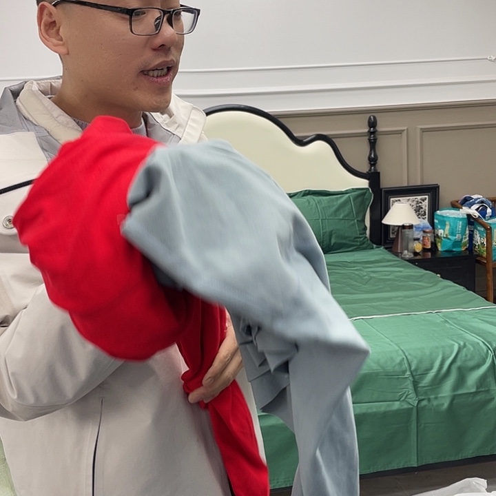 秋***人棉全棉棉全棉019两件衣服