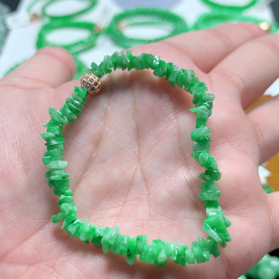 翡翠未镶嵌手链翡翠