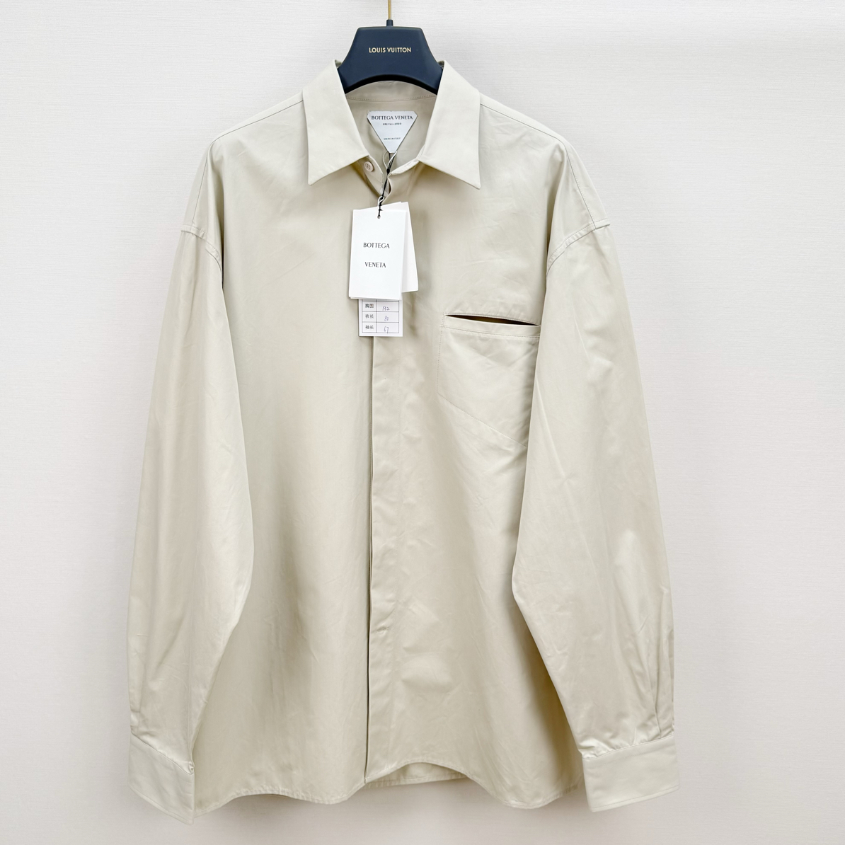 未使用 BOTTEGA VENETA/葆蝶家 全新衬衫外套39码 胸围132 衣长80