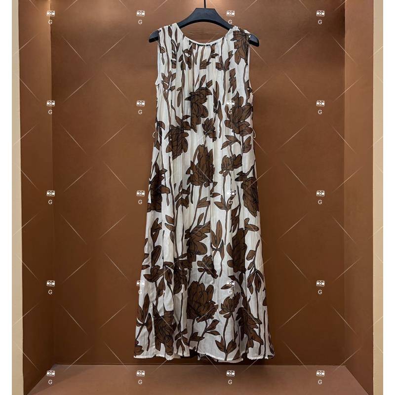 【静】春夏丨设计师轻奢法式印花女士连衣裙 H-255