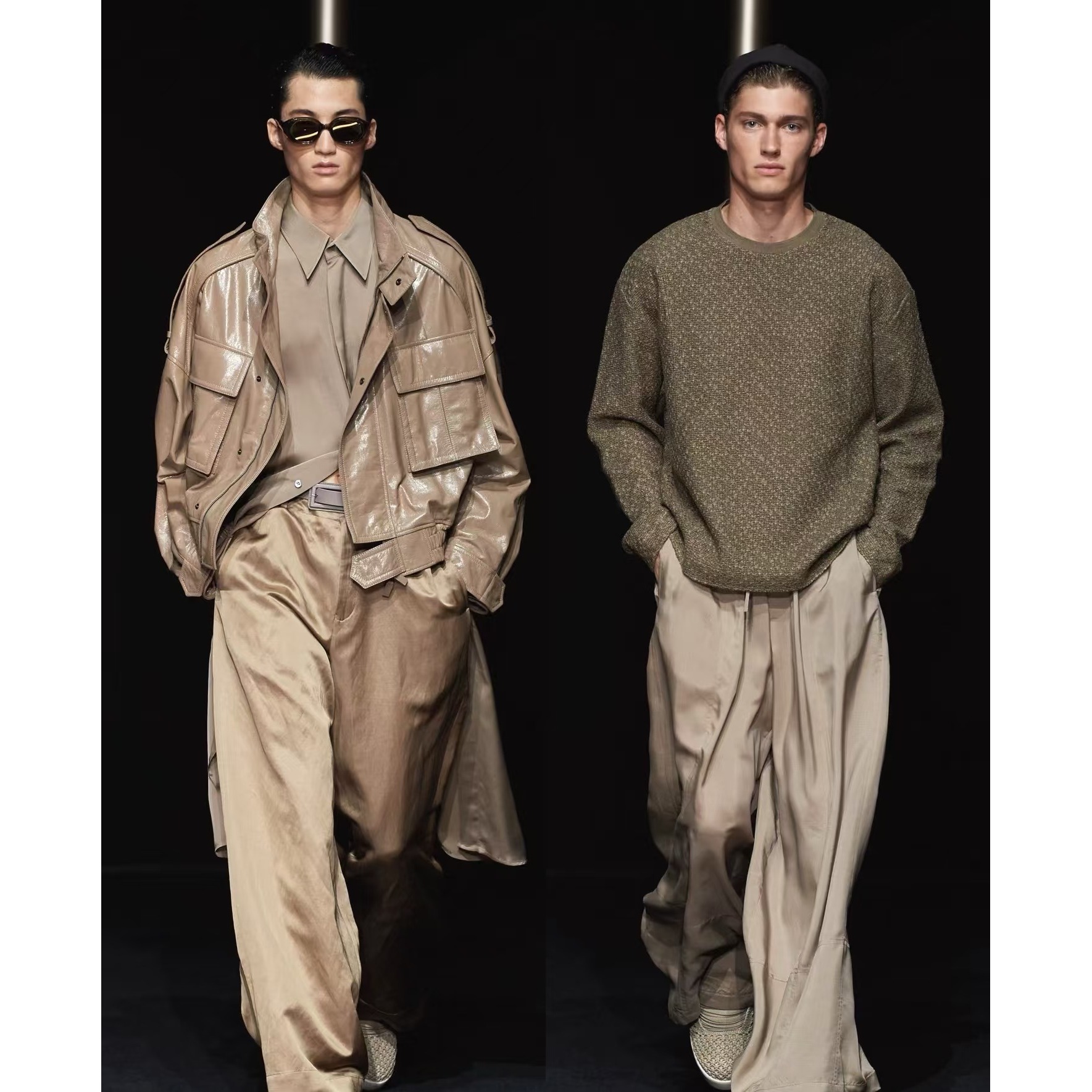 16号链接格纹无绳百搭男士长袖时尚新款连帽休闲 卫衣24DU8324