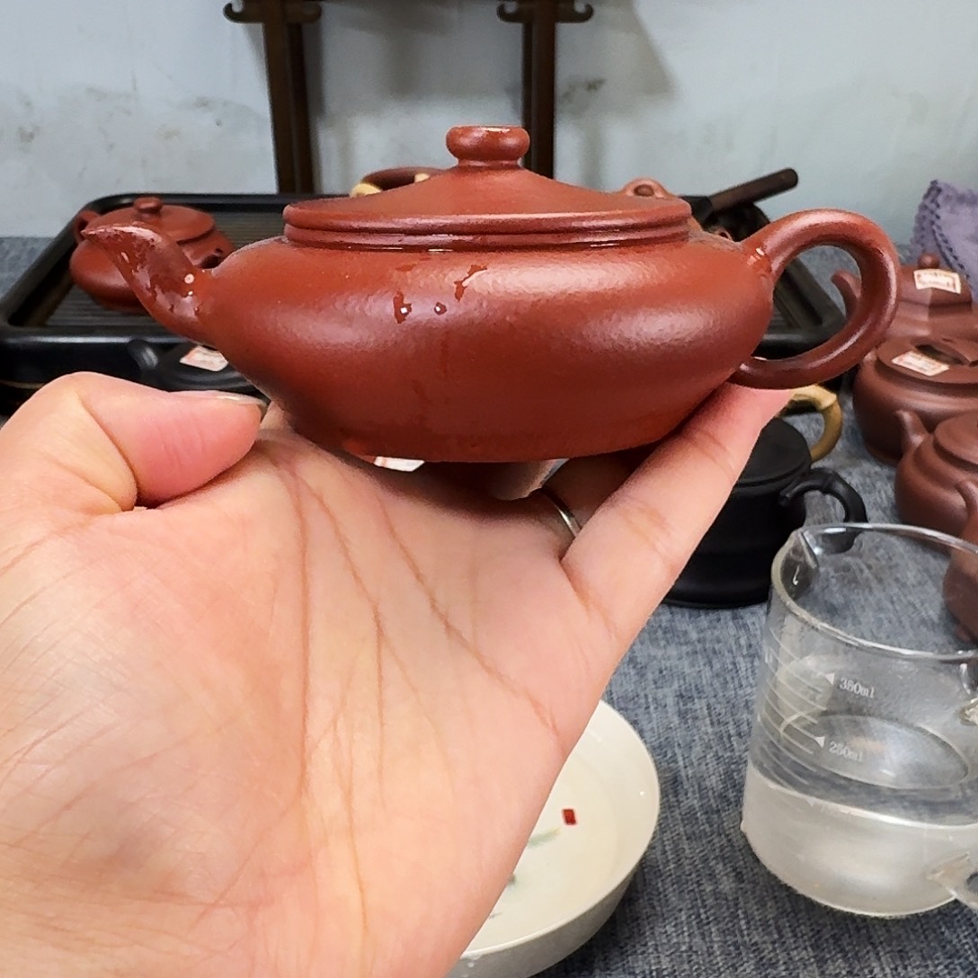 茶壶紫砂全手工紫砂壶笠帽