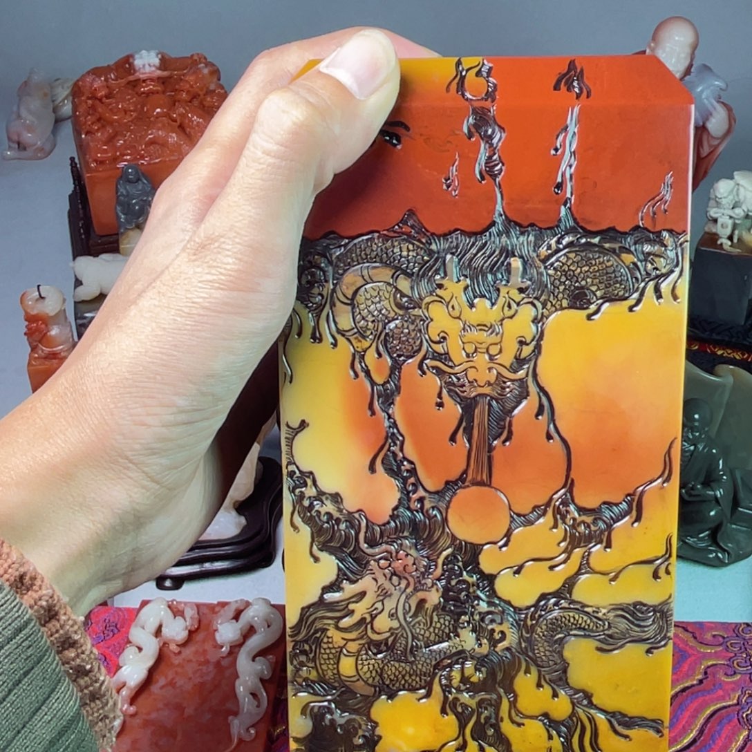 老***界寿山石手艺人雕刻作品