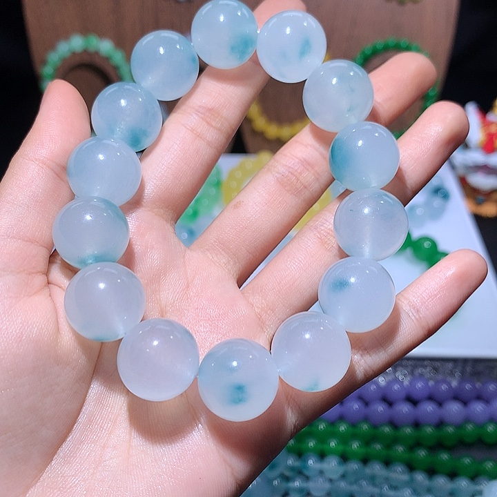 翡翠散珠翡翠手串