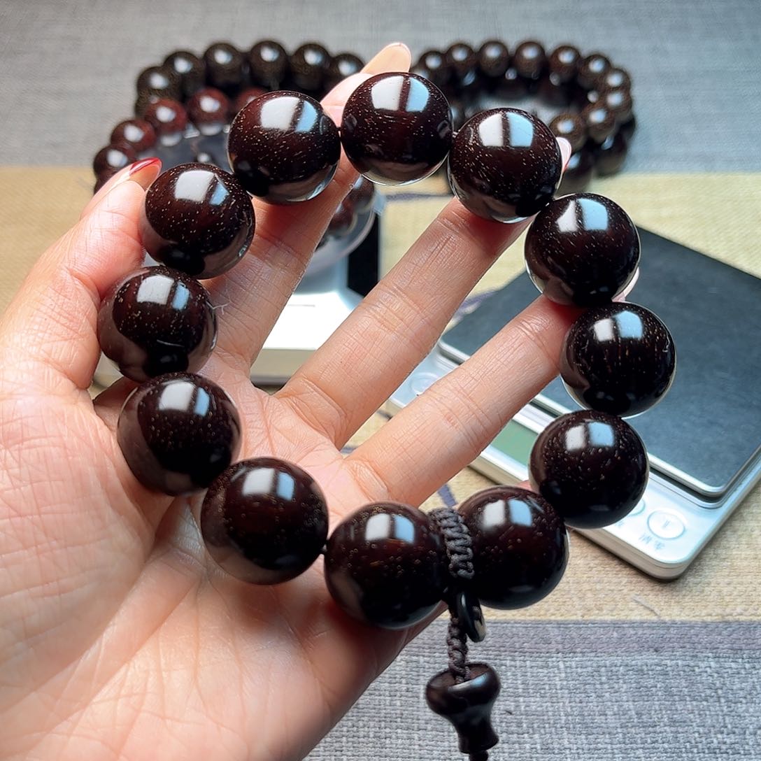 檀香紫檀（小叶紫檀）2.0 12颗满天星