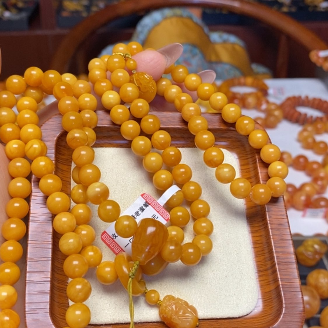 【闪购商品】蜜蜡手链未镶嵌手串