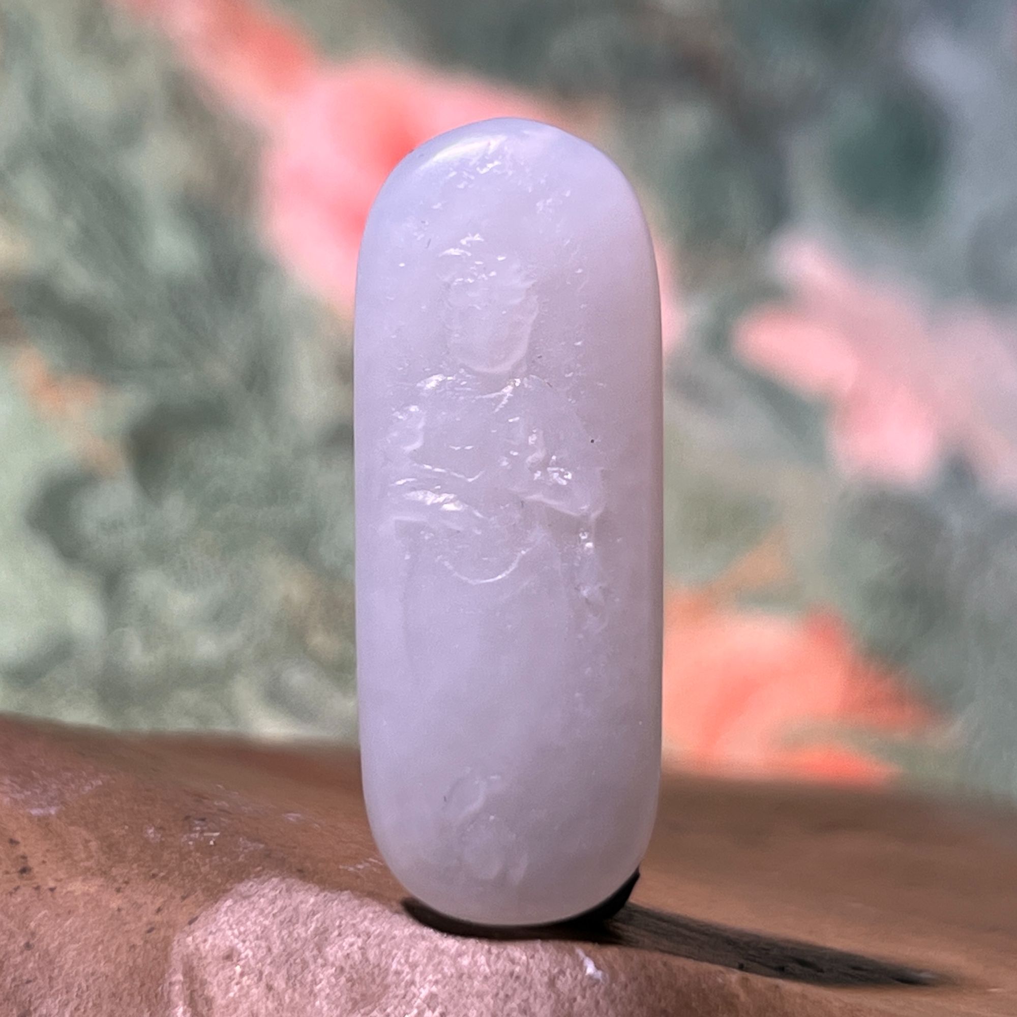 MZ0058白玉(和田玉)观音挂件5.36g