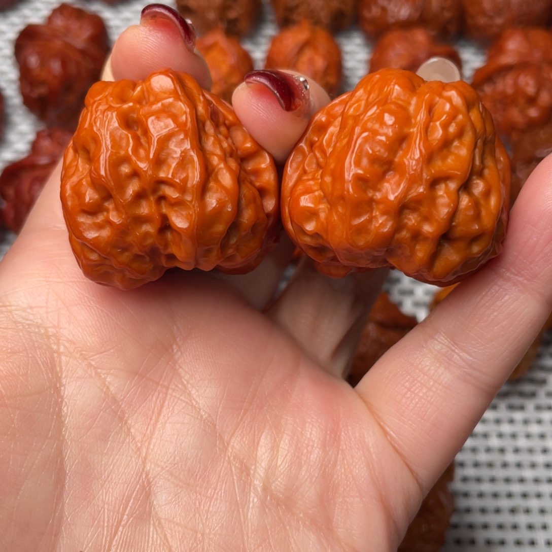 桃核吊坠文玩核桃 手把件 蛤蟆头 37