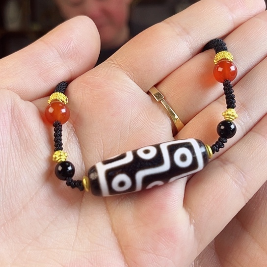 玛瑙/玉髓颈饰合金