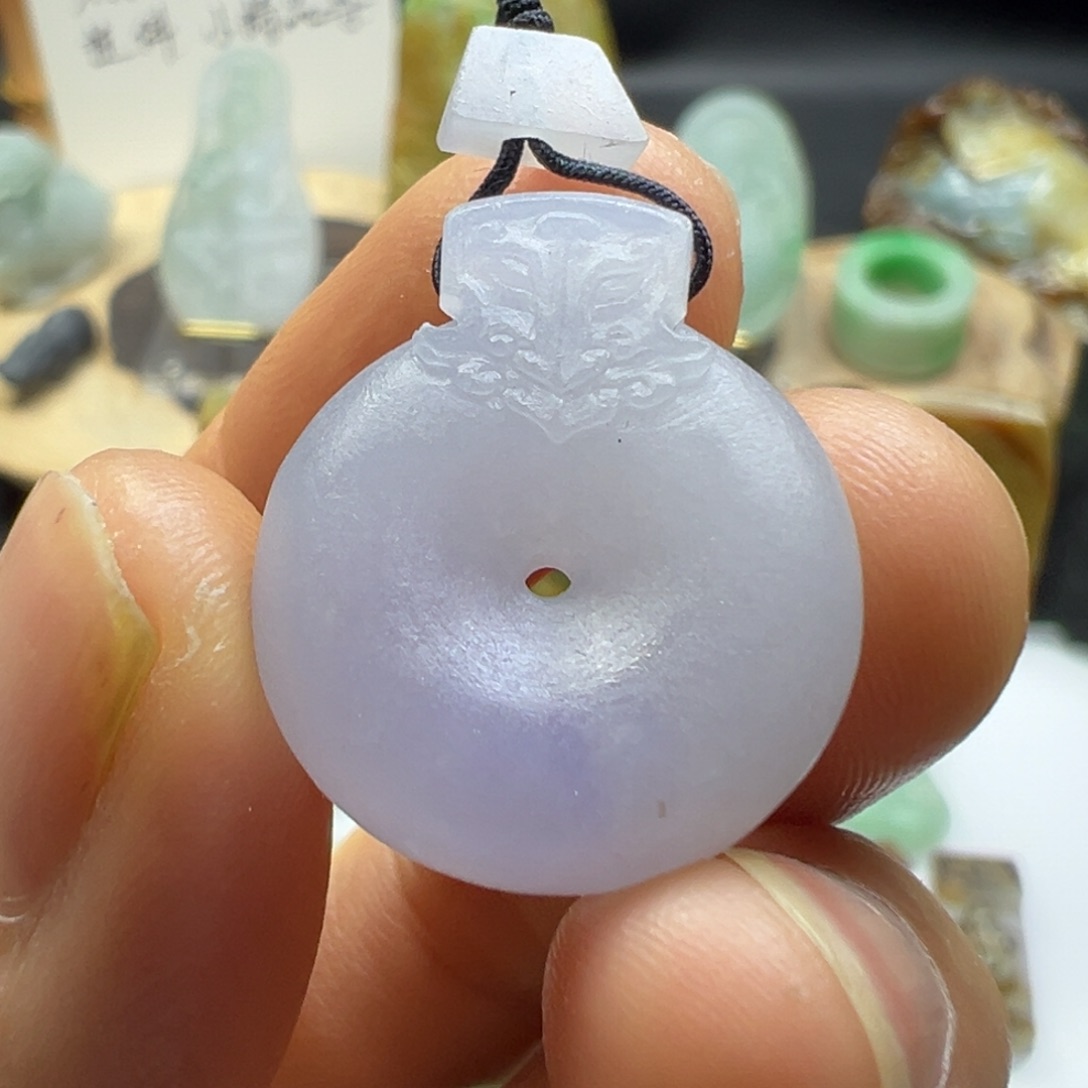 定制翡翠未镶嵌缅甸翡翠A货扣子