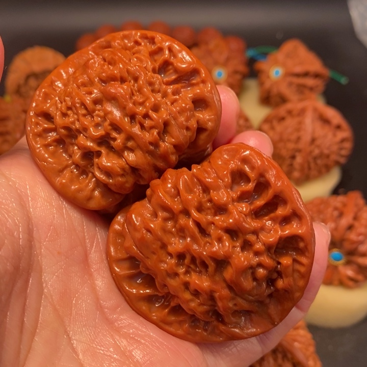 霜***叶吊坠猴头核桃工艺核桃