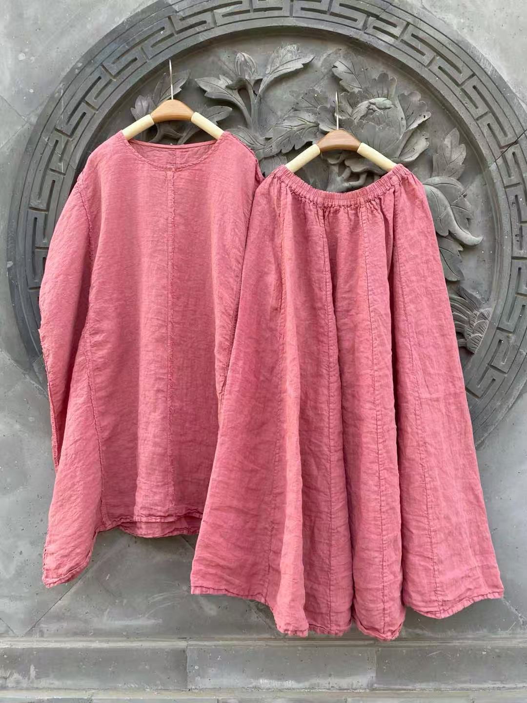 套装  量少 夏季单层半身裙上衣